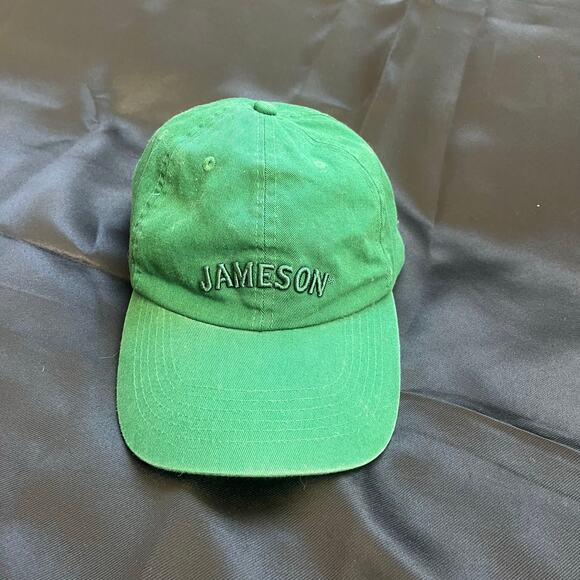 Jameson Irish Whiskey Hat Green Adjustable Strapback Dad Cap Beer Promo Logo - Picture 2 of 6